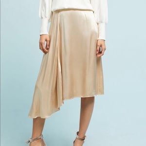 Beautiful asymmetrical silky skirt